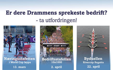 Er dere Drammens sprekeste bedrift? 