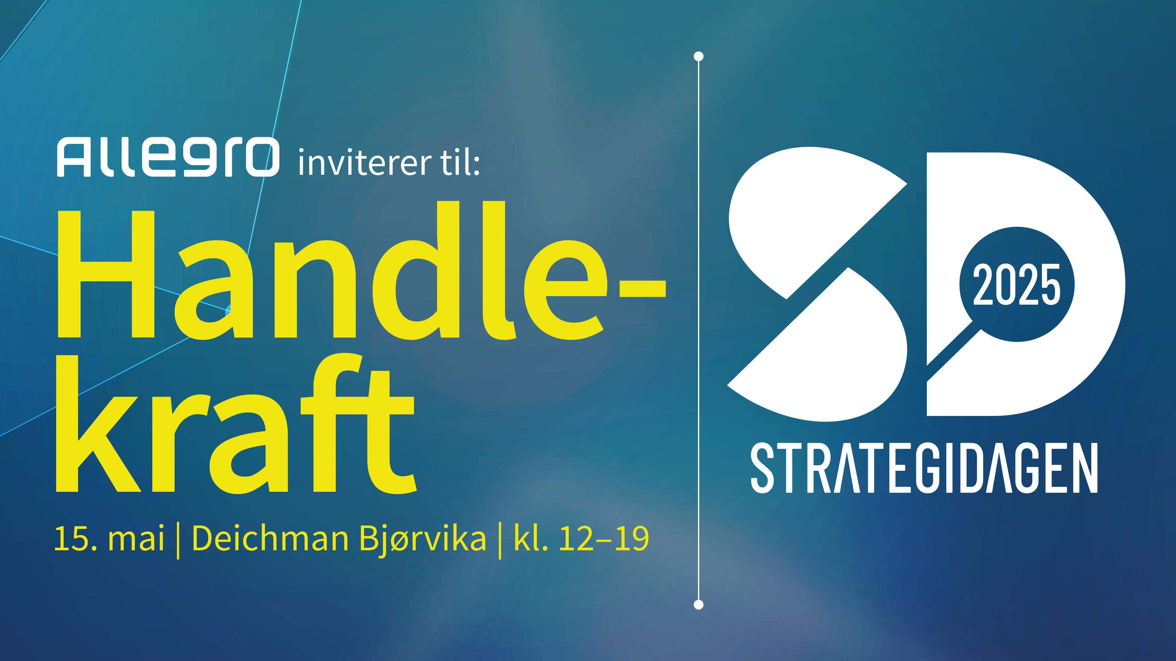Allegro: Rabatt på Strategidagen 2025 
